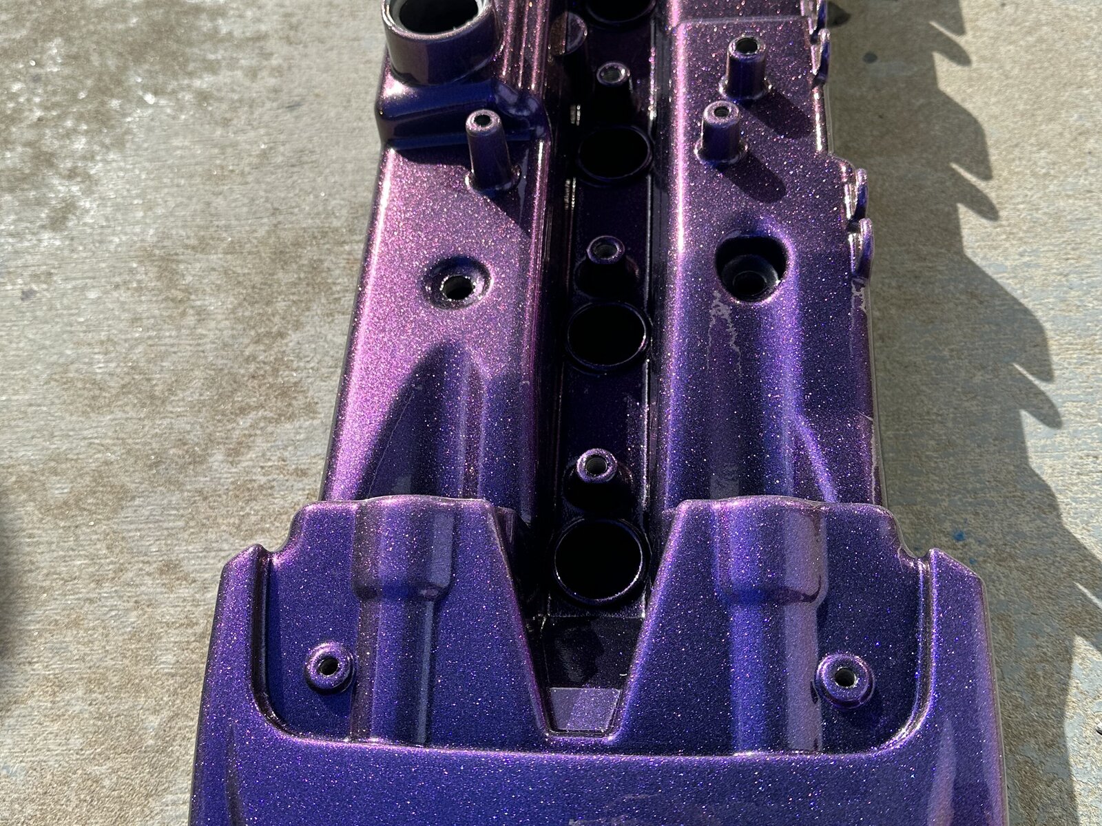 Powder-coated finish