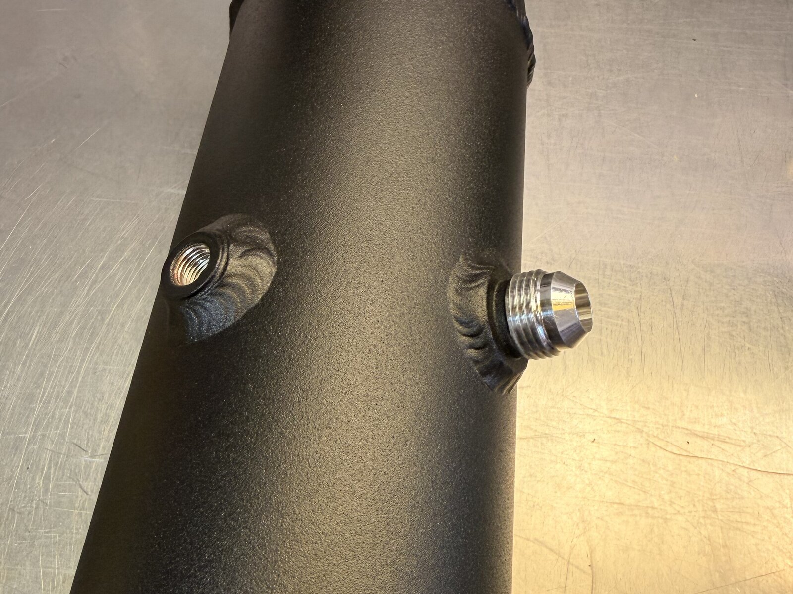Powder-coated finish